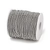 Tarnish Resistant 304 Stainless Steel Curb Chains CHS-R008-05-50m-3