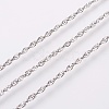 Tarnish Resistant 304 Stainless Steel Rope Chains CHS-F003-05P-B-1