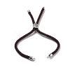 Twisted Nylon Cord Silder Bracelets DIY-B066-03P-04-2