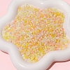 Mixed Color Imitation Cat Eye Glass Round Seed Beads SEED-NH0003-01A-03-1
