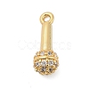 Brass Micro Pave Cubic Zirconia Pendatns KK-I380-04G-1