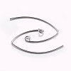 Brass Earring Hooks X-KK-K197-60P-2