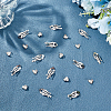 200 Sets 316 Surgical Stainless Steel Clip-on Earring Findings STAS-DC0011-89-5