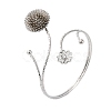 PincushionAlloy Arm Cuff Bangles for Girl Women LS-AJEW-A063-01B-G-4