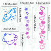 Stainless Steel Cutting Dies Stencils DIY-WH0238-152-3