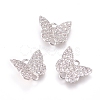 Brass Micro Pave Cubic Zirconia Links ZIRC-L070-80-2