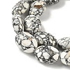 Dyed Synthetic Turquoise Beads Strands G-M448-B01-02-4