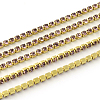 Nickel Free Raw(Unplated) Brass Rhinestone Strass Chains CHC-R119-S6-12C-1-1