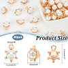 Shell Pearl Round Charms PALLOY-AB00020-2