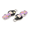 Alloy Enamel Pendants FIND-C037-17P-3