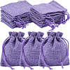 24Pcs Burlap Packing Pouches Drawstring Bags ABAG-BBC0001-07C-1