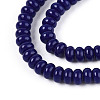 Opaque Solid Color Glass Beads Strands GLAA-ZX008-4mm-18P-3