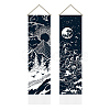 Moon & Sun Pattern Polyester Decorative Wall Tapestrys AJEW-WH0399-020-1