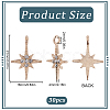 30Pcs Alloy Rhinestone Pendants FIND-SC0011-04-2