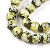 Baking Paint Glass Beads Strands DGLA-N003-10mm-A04-3