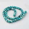 Natural Ocean White Jade Bead Strands G-G916-8mm-04-2