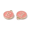 (Defective Closeout Sale Border damaged) Golden Plated Alloy Enamel Charms ENAM-XCP0001-20E-3