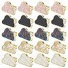 20Pcs 5 Colors Zinc Alloy & Acrylic Drawer Cabinets Handles FIND-DR0002-43-1