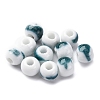 Bright Glazed Porcelain Beads PORC-D300-A-M-3