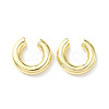 Rack Plating Brass Ring Cuff Earrings for Women EJEW-H135-01G-02-6