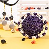 280Pcs 2 Sizes Dyed Synthetic Turquoise Beads G-LS0002-19-6