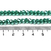 Electroplate Transparent Glass Beads Strands EGLA-A035-T4mm-A18-4