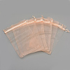 Organza Gift Bags with Drawstring OP-R016-13x18cm-23-3