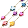 Ion Plating(IP) Real 18K Gold Plated 316 Stainless Steel Paperclip Chains AJEW-Z026-02E-2