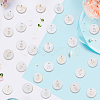 104Pcs 26 Styles Natural Freshwater Shell Pendants SSHEL-SC0001-52-7