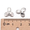 Letter Slider Beads for Watch Band Bracelet Making ALRI-O012-Y-NR-3