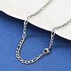 Non-Tarnish 304 Stainless Steel Figaro Chain Necklaces STAS-P101-71P-1