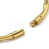 PVD Vacuum Plating 202 Stainless Steel Bamboo Stick Hinged Bangles for Women Men BJEW-M317-06B-G-3