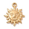 304 Stainless Steel Pendants STAS-A063-16G-1
