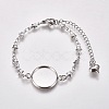 Tarnish Resistant 304 Stainless Steel Bracelet Making STAS-L248-008P-1