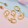 Zinc Alloy Lobster Claw Clasps X-E107-G-6