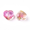 Electroplate Glass Beads EGLA-E059-F-4
