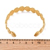 304 Stainless Steel Cuff Bangles for Women LS-BJEW-F491-01G-04-3