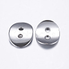 Tarnish Resistant 304 Stainless Steel Buttons X-STAS-L198-04P-2