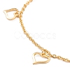 304 Stainless Steel Charm Anklets AJEW-H103-01-4