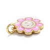 Brass Enamel Charms KK-O135-01A-3