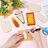 Unfinished Wood Cutouts WOOD-WH0029-18-4