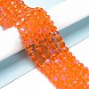 Electroplate Glass Beads Strands EGLA-A034-T10mm-L07-4