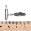 304 Stainless Steel Pendants STAS-L022-399AS-3