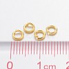 Brass Open Jump Rings X-JRC4MM-G-3