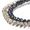 Electroplate Glass Beads Strands EGLA-D020-4x3mm-M2-3