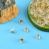 Brass Ear Nuts KK-YW0001-63G-6