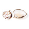 Electroplate Sea Shell Pendants SSHEL-T006-04-2