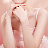 Alloy Enamel Bowknot Link Bracelets BJEW-BM0001-02-6