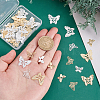 60Pcs 6 Style Brass Charms KK-FH0002-97-4