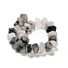 Natural Black Rutilated Quartz Beads Strands G-N327-05-01-3